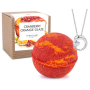 Cranberry Orange Glaze 10oz Jewelry Bath Bomb