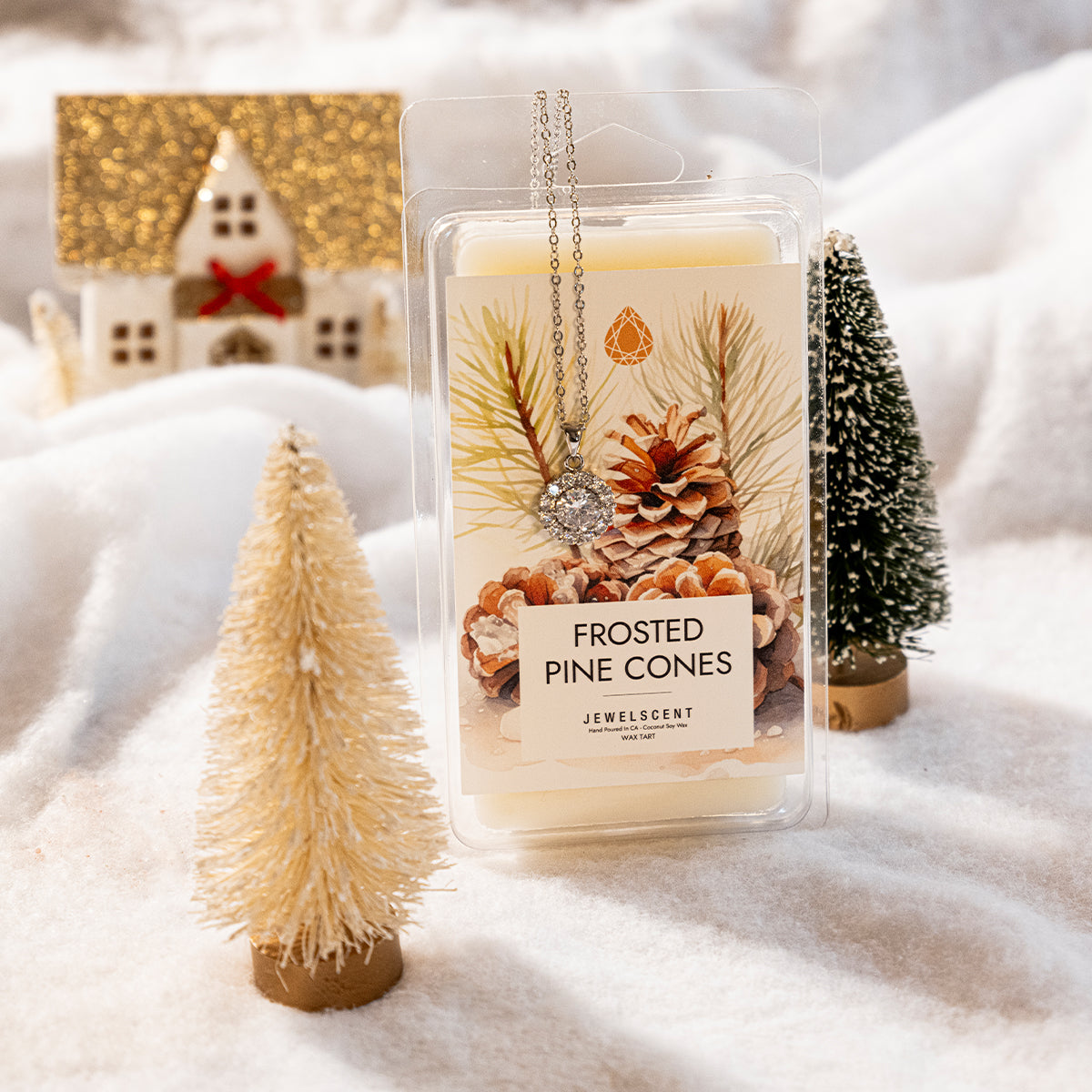 Frosted Pine Cones Jewelry Wax Tart – JewelScent