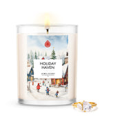 Holiday Haven 18oz Home Jewelry Candle