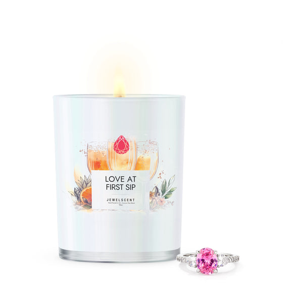 Love At First Sip 10oz Mystery Jewelry Candle – JewelScent