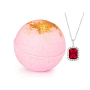 Garnet Glam 10oz Jewelry Bath Bomb