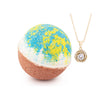 Island Coconut 10oz Jewelry Necklace Bath Bomb