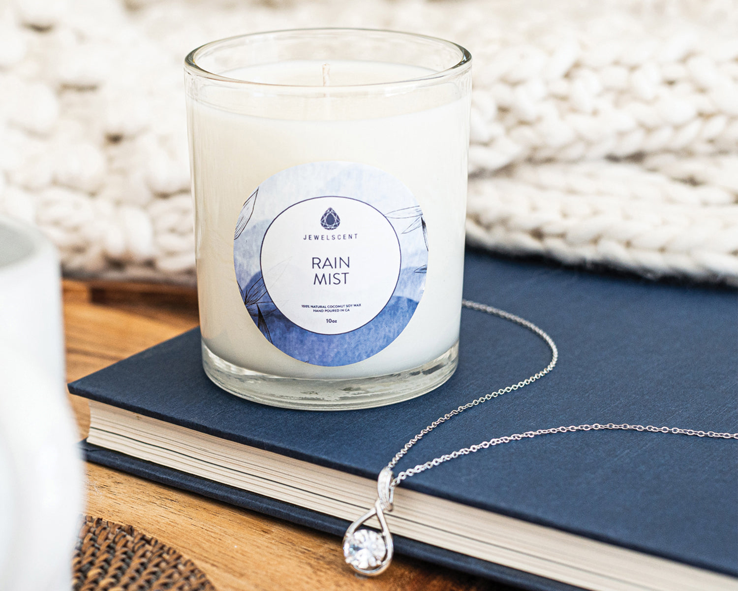 JewelScent Rain Mist Signature Jewelry 10oz Candle