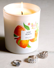 Vine Peach Signature Jewelry 10oz Candle