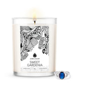 Sweet Gardenia 18oz Home Jewelry Candle